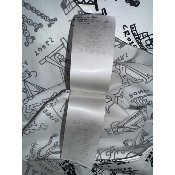 Louis Vuitton Placed Graphic Regular Long Sleeve Monogram Button Up Down Shirt M - Picture 14 of 15